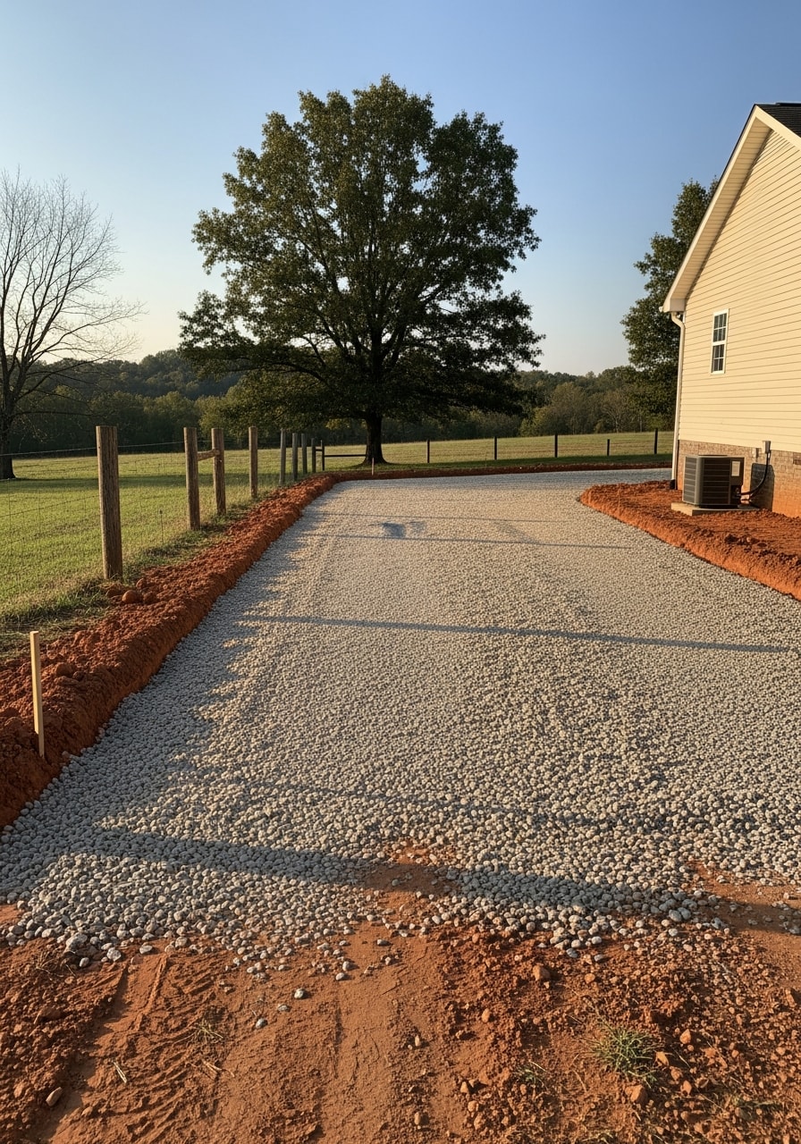 Close-up of completed work on a Spencer County home showing quality craftsmanship and attention to detail.